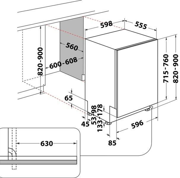 Вбудована посудомийна машина Hotpoint HM7 42 L HM7 42 L фото