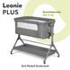 Дитяче ліжечко-колиска Lionelo Leonie Plus 3-в-1, до 9 кг W25-ED8570 фото 2