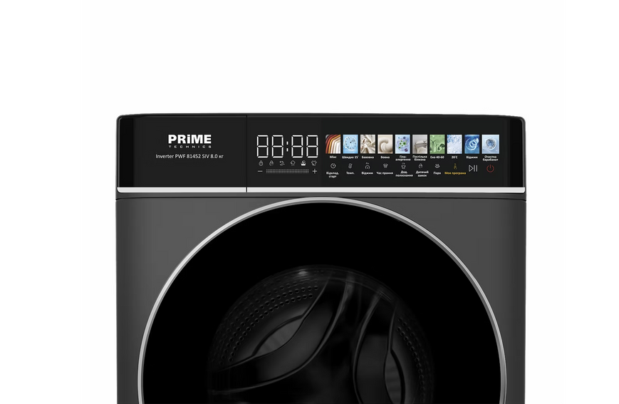 Пральна машина PRIME Technics PWF81452SIV, 8 кг, 1400 об/хв PWF 81452 SIV фото