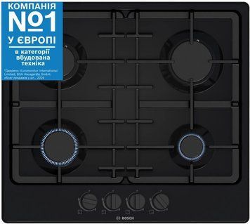 Газова варильна поверхня Bosch PGP6B6K90R PGP6B6K90R фото