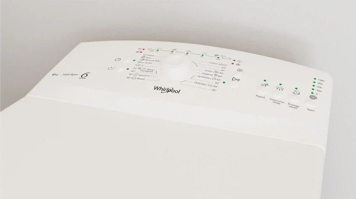 Пральна машина WHIRLPOOL TDLR 6040 LEU/N 6кг/1000об./LED-індикація/Вертикальне завантаження TDLR6040LEU/N фото